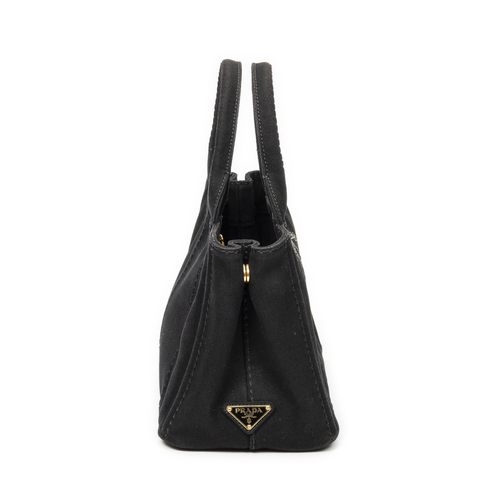 Prada Small Canapa Tote - Picture 4 of 10